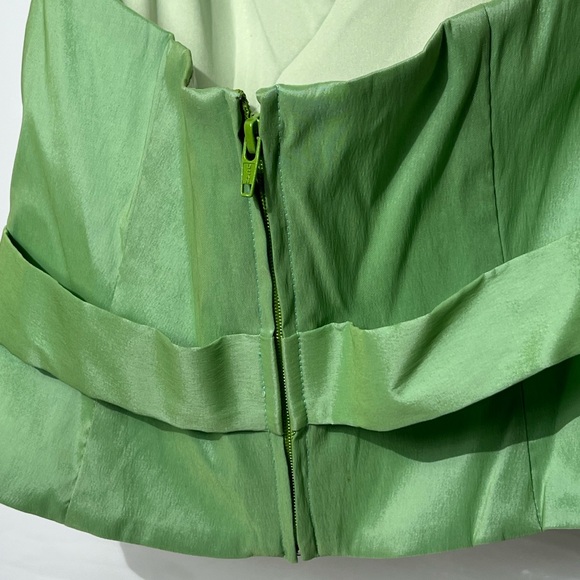 Veronique Young Vintage Taffeta Halter Cocktail Top Size 6 - Picture 5 of 16